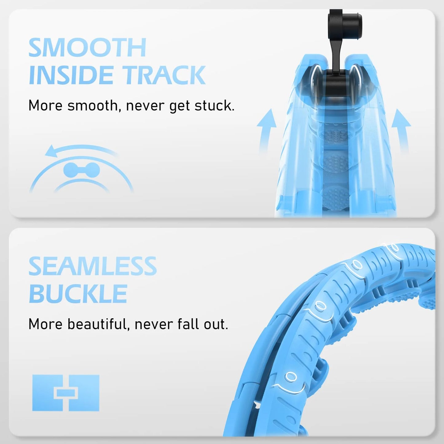 Adjustable Weighted Hula Hoop For Weight Loss