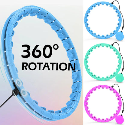 Adjustable Weighted Hula Hoop For Weight Loss