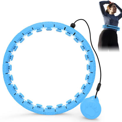 Adjustable Weighted Hula Hoop For Weight Loss